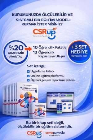 10 Set Kurumsal Uygulama Paketi Anlayarak Hızlı Okuma Uygulama Teknikleri 1